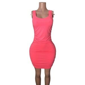 Elegant Pink Mini Dress